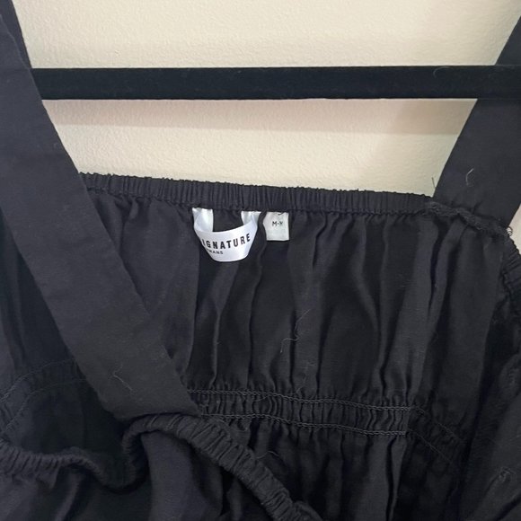 Reitmans Black Linen top M - Picture 6 of 7